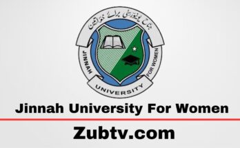 Jinnah University For Women Admission 2023 Apply Online